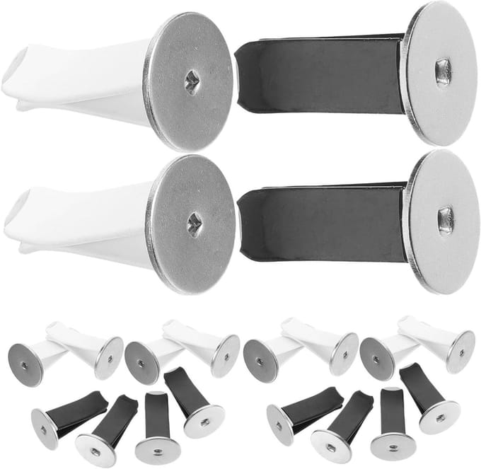 Ventilatieclips Metaal - Auto Clips - Luchtverfrisser - Robuuste Constructie - 40 Stuks - Diverse Kleuren