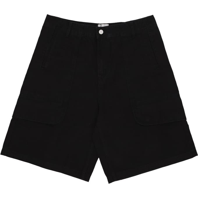 Broek Corto Man Canvas Vrachtshorts zwart