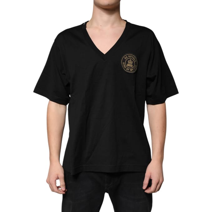V-hals T-shirt Korte Mouwen