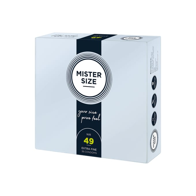 MISTER SIZE 49 Ultra Dunne S condooms (36 pack)