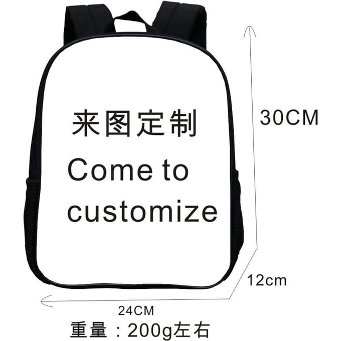Sac d'école maternelle imprimé, Sac à dos dessin animé Minecraft 12 pouces, Léger et décontracté 12inch backpack