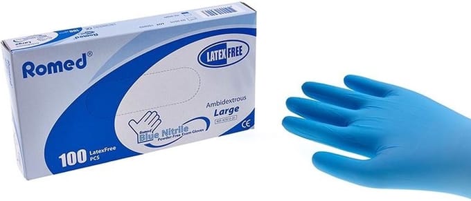 Romed Nitril handschoenen 1000 stuks - Set van 10 doosjes XL Romed
