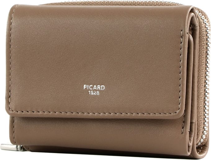 PICARD Leren Portemonnee Bingo Small Wallet Hazel Taupe