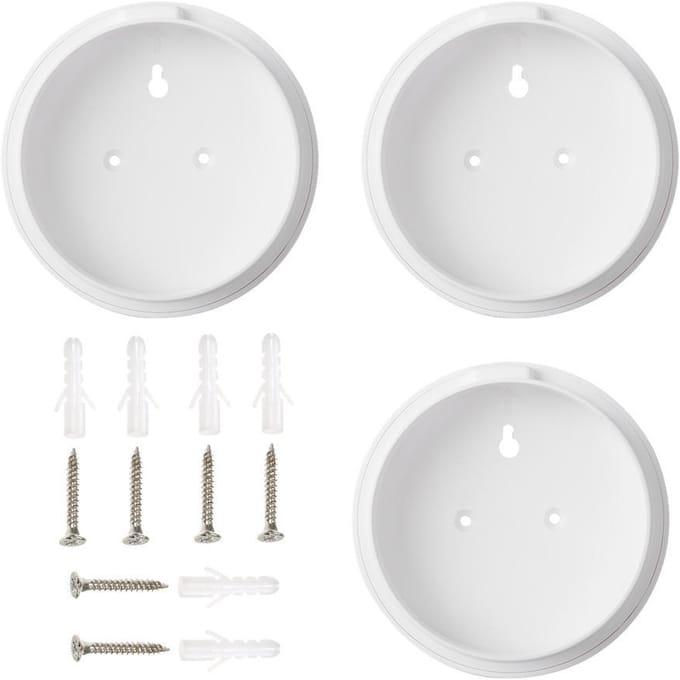 Wandtafelbeugel voor Google Wifi Beveiligingsbeugel Wit 3 Pcs