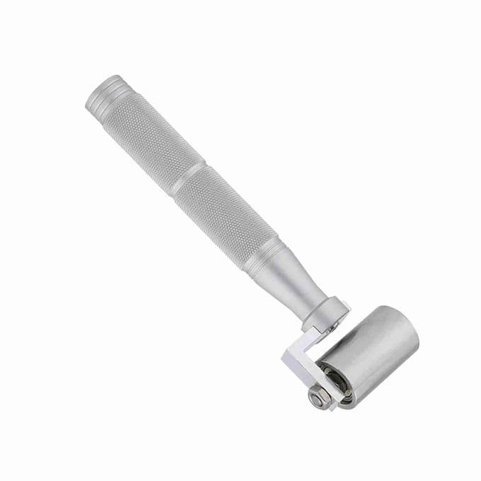 40mm RVS Platte Drukrol Behang Aanbrengen DIY Handroller Plaatgereedschap white