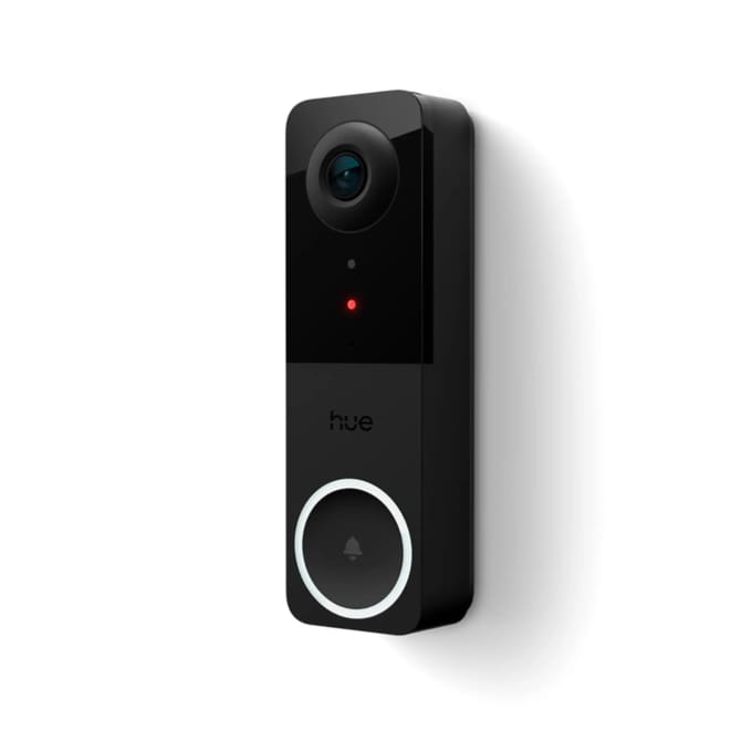 Sonnette vidéo fillaire connectée - Philips Hue - Filaire - 2K - Conversation bidirectionnelle - Extérieur