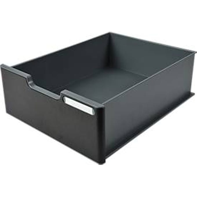 Exacompta MODULODOC lade groot EcoBlack, front zwart met etikethouder, geschikt voor Modulodoc, 25 jaar garantie