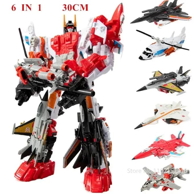 Transformeer Robot Speelgoed HZX Defensor Bruticus Superion Devastator IDW 5 IN 1 6 IN 1 EEN ZONDER DOOS Sets Actiefiguur KO 6in1