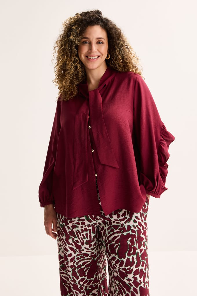 Blouse Met Strik