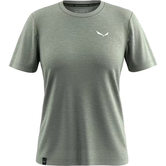 T-shirt met mini logo vrouw Salewa Eagle