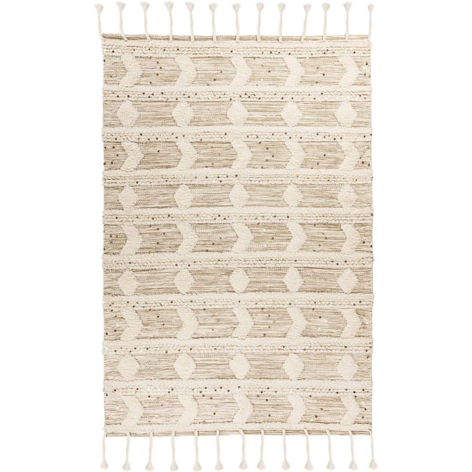 Vloerkleed Bakul Nieuw-Zeelandse wol handgemaakt | More99