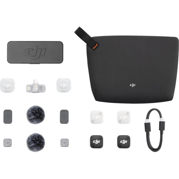 DJI Mic Mini 2 Mobile Ontvanger + Oplaadcase (voor DJI Mic & Mic Mini Series)
