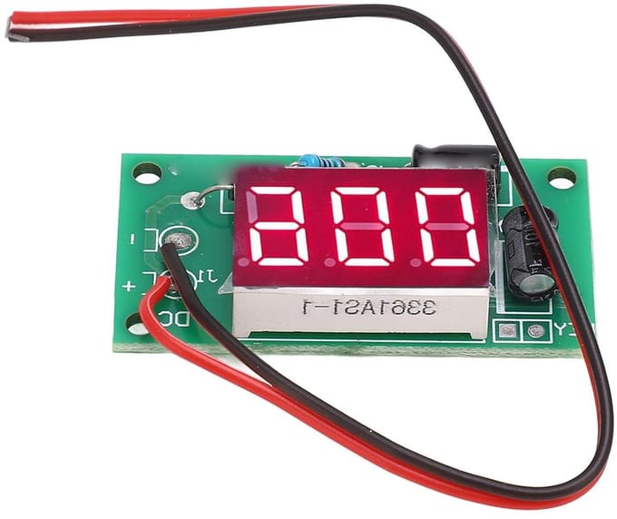Teller Module - Spanning Sensor - Frequentie Meten - Rood Digitale Display - 3 Cijferig - Rood