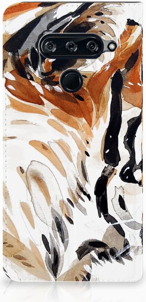 Bookcase LG V40 Thinq Watercolor Tiger