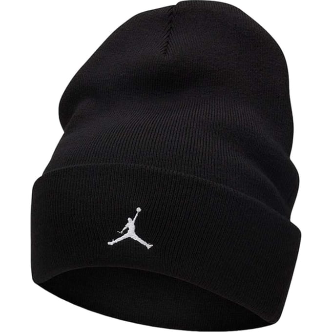 Jordan Jumpman Cuff Beanie Hat - Zwart- Heren, Zwart One Size