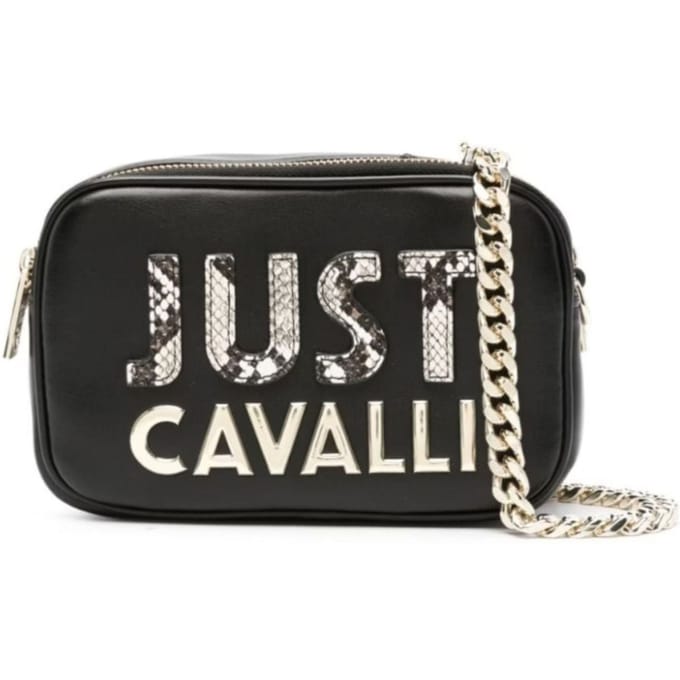 JUST CAVALLI RANGE C TAS UITGESNEDEN LOGO-SCHETS