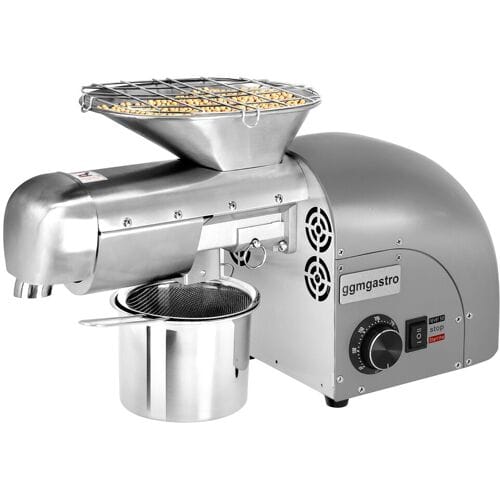 GGM Gastro Elektrische Ölpresse - Grau - 1,8 kW - 5-8 kg/h