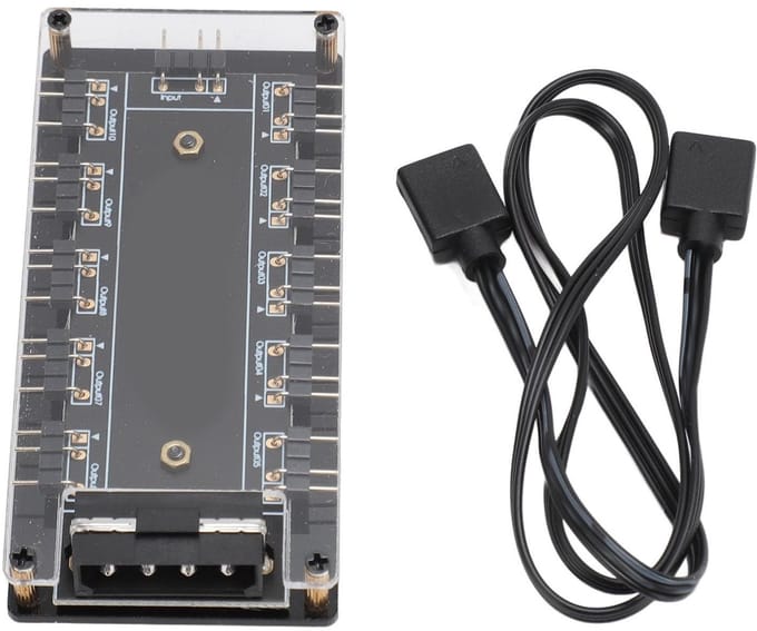 Allecto - Hub - 10-weg Rgb Splitter - Effectief Draadbeheer - Acryl