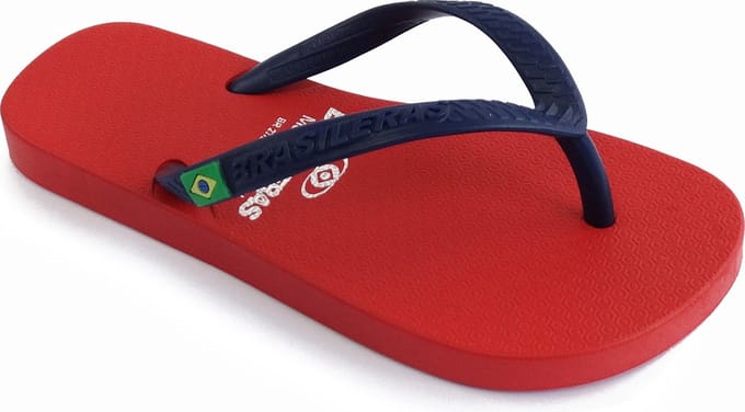 Brasileras Slippers Kinderen- rood blauw- 31/32