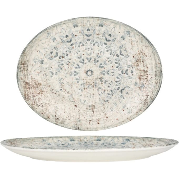 Rinart Serveerschaal - Fade - Porselein - 36 cm - set van 2