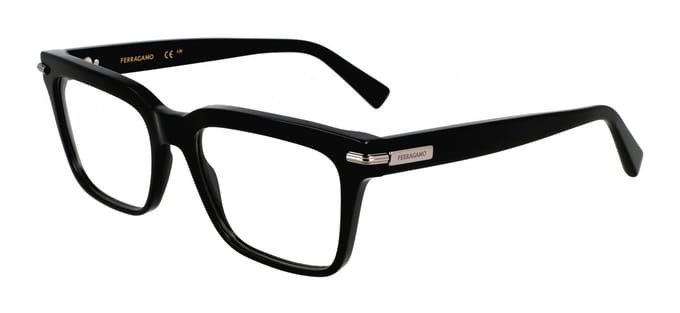 Ferragamo SF3014 Black 55/18/145 MAN Brilmonturen