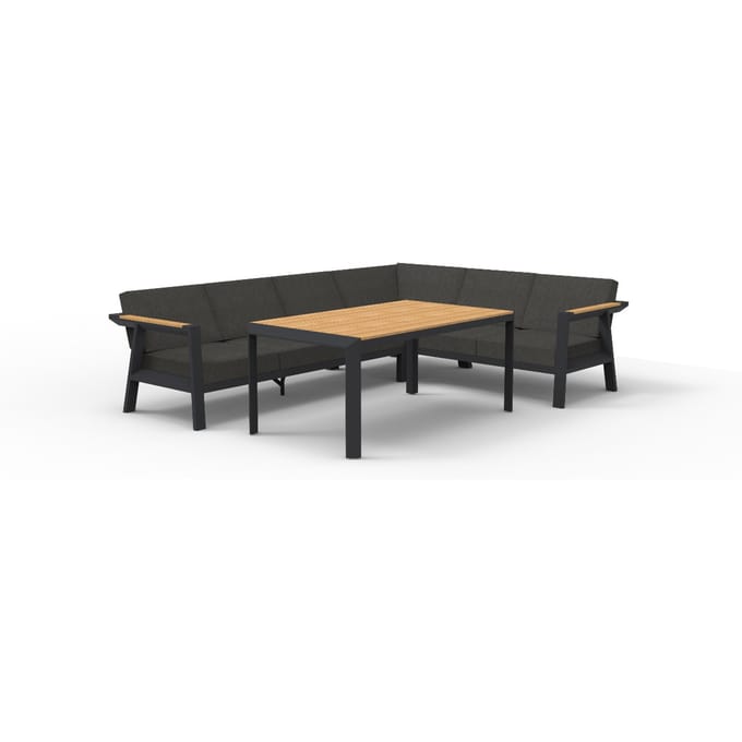 Aluminium loungeset Alexia II 7 personen