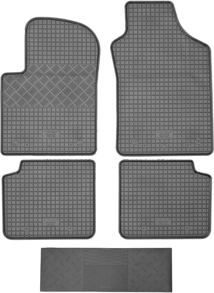 Max-Dywanik Rigum - Ford Ka II - Rubber Matten - 2008-2016 - Precies Op Maat