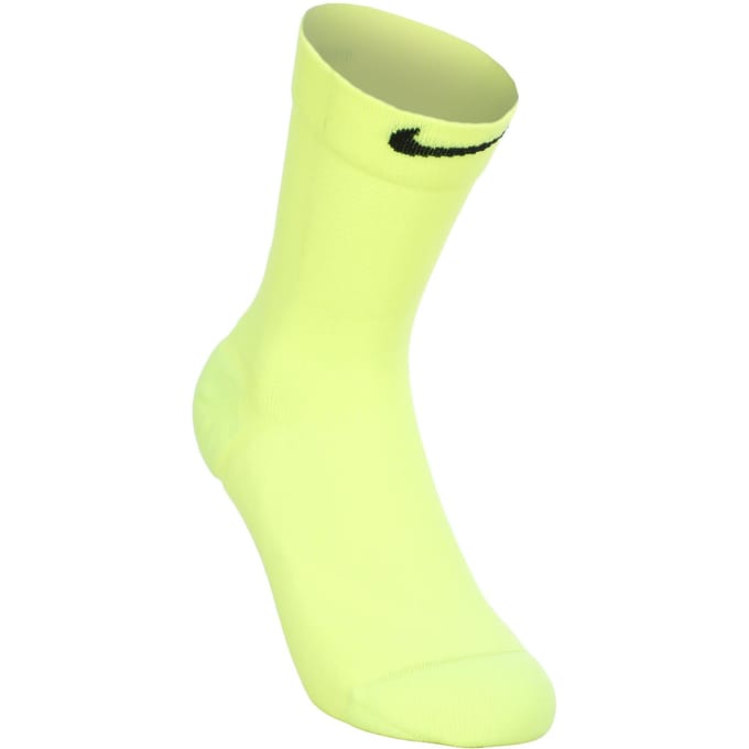 Nike Fast Midweight Crew Hardloopsokken-Geel,Zwart