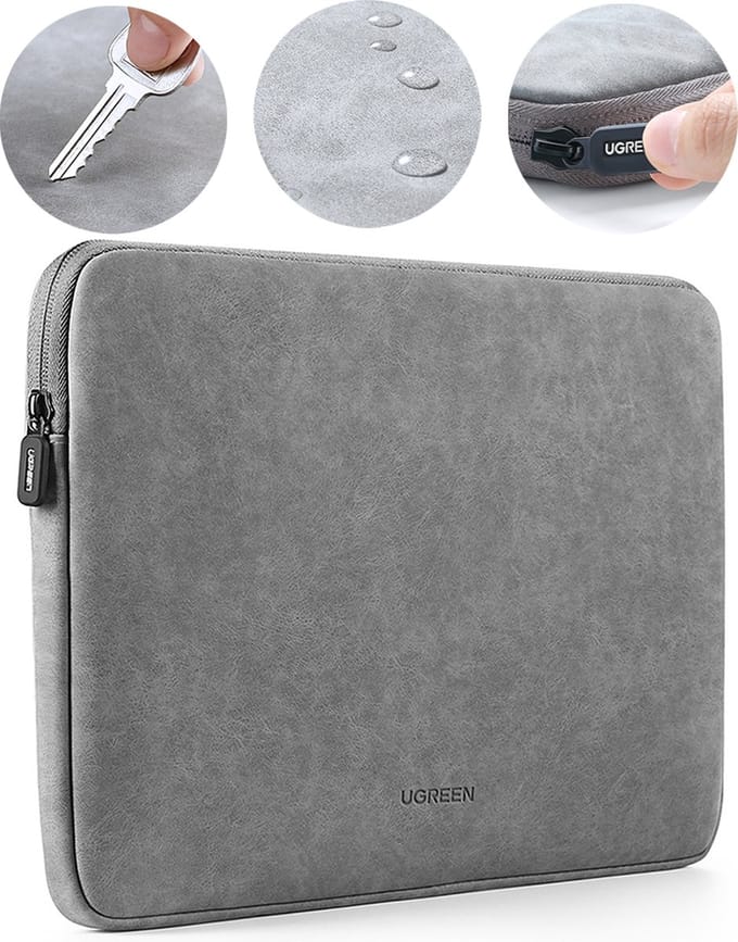 Pokrowiec Na Laptopa Ugreen Lp187, Do 13.9 Cali (Szary)