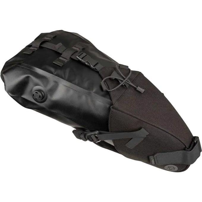AGU Seat-Pack Venture Extreme - Fietstas - 9L - Waterdichte Seat Pack - Bikepacking Tas - Zwart - 100% Waterdicht Polyester - 3M Reflectie