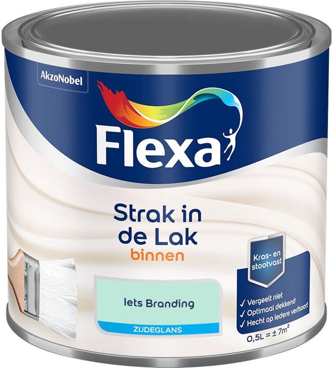 Flexa - Strak In De Lak Binnenlak Zijdeglans - Iets Branding - Mengverf - 500 Ml
