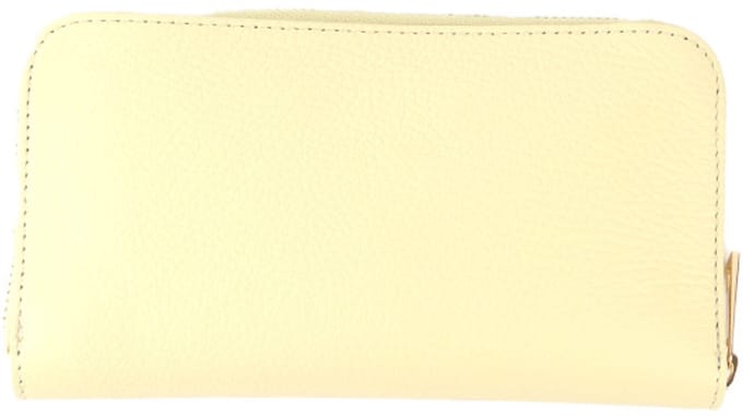 Giuliano lederen portemonnee - Dames - Made in Italy - Geel