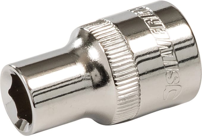 Silverline Zeskantige 1/2" imperiale dop 3/8"