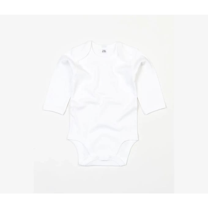 Babybugz | Baby long Sleeve Bodysuit | Wit | 6 - 12 Maanden