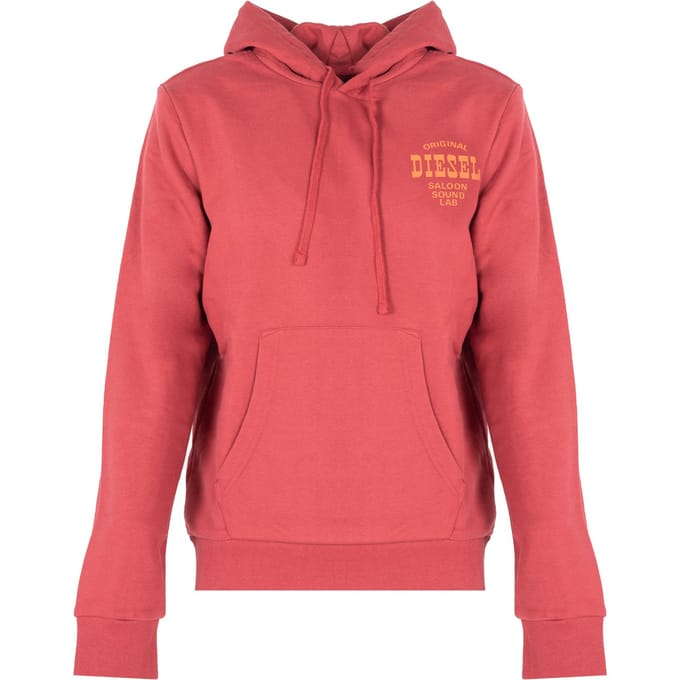 Diesel Saloon Sound Lab-logo rode hoodie