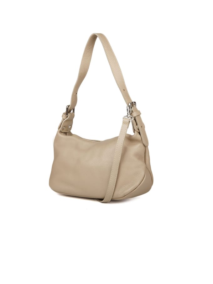 Giulia Monti Schoudertas Grijs Beige