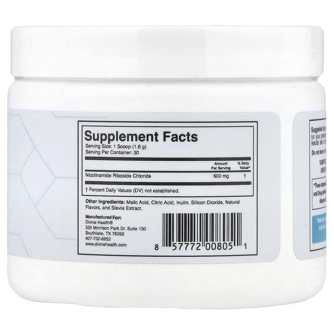 Goddelijke gezondheid, dokter. Colbert MD, NAD+, Citroen Limoen, 1,69 oz (48 g)