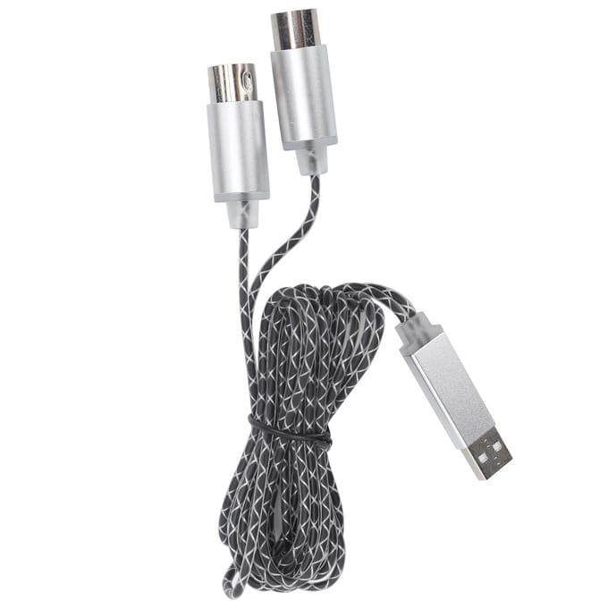 MIDI-kabel Transfer USB TPE-omhulling Elektronisch Piano naar Computer Bewerkingsverbindingskabel gray