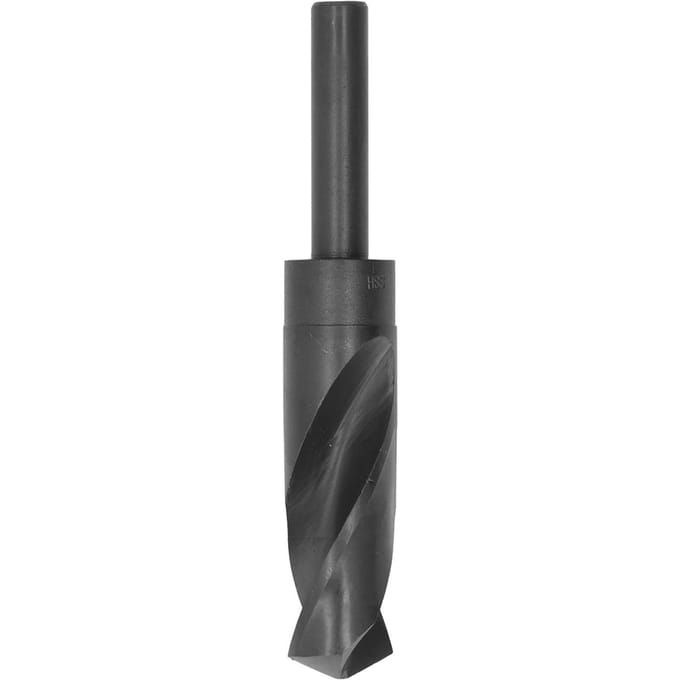 Spiraalboor Hoge Snelheidsstaal 12in Rechte Schacht 25.5mm Blad Boorgereedschap Zwart