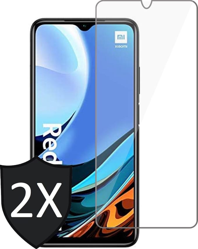 Screenprotector geschikt voor Xiaomi RedMi 9T - Glas Screen Protector - 2 Stuks