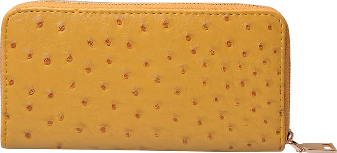 Juleeze Portemonnee 19x9 cm Geel Polyurethaan