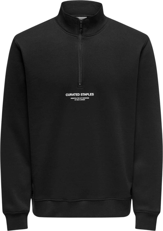 Only & Sons Curated Half Zip Sweater Heren - Maat S