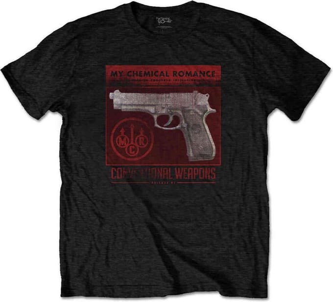 My Chemical Romance Heren Tshirt -S- CW Volume 1 Zwart