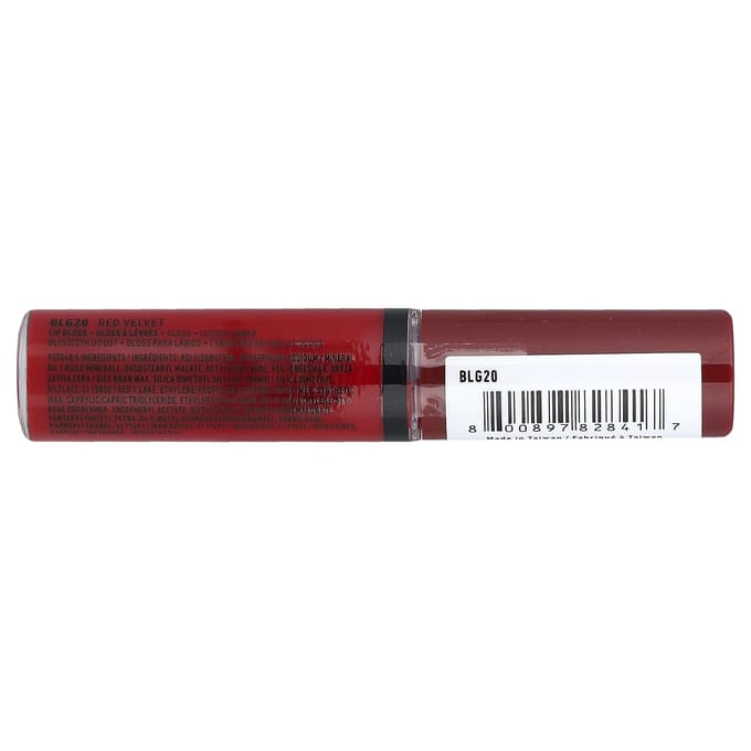 NYX Professional Makeup, Butter Gloss, Lipgloss, 20 Red Velvet, 8ml (0,27 fl oz) brown