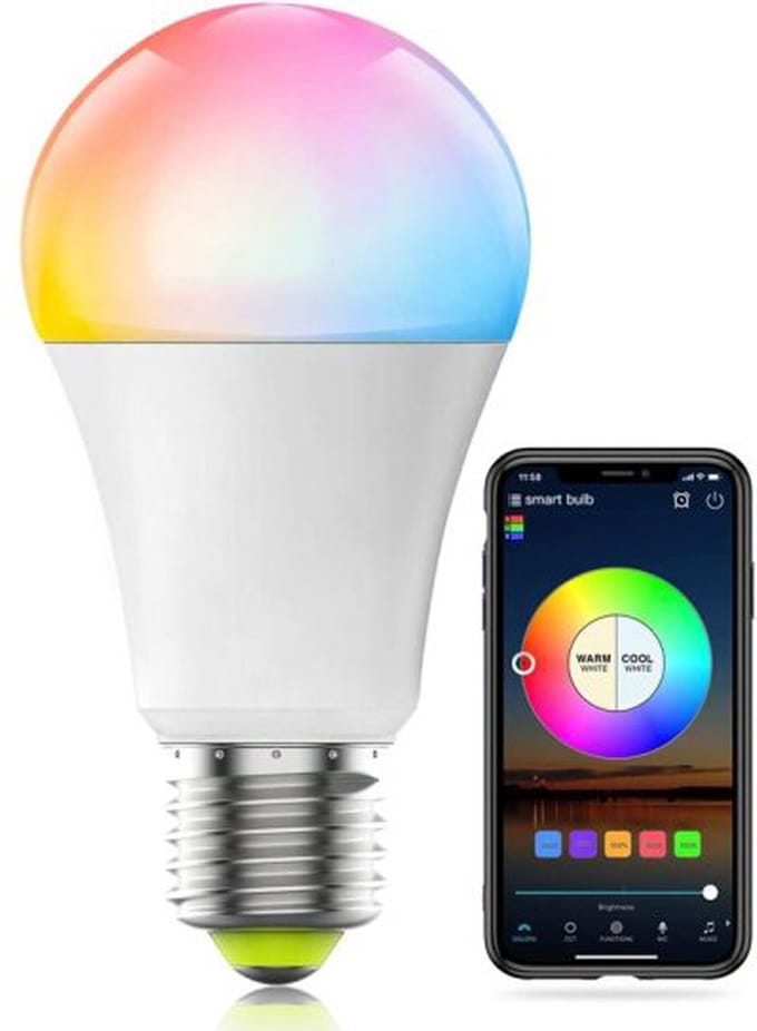 Soundlogic - Smartlamp - E27 - 806 lumen - 2700K tot 6500K - Wifi 2.4 GHz