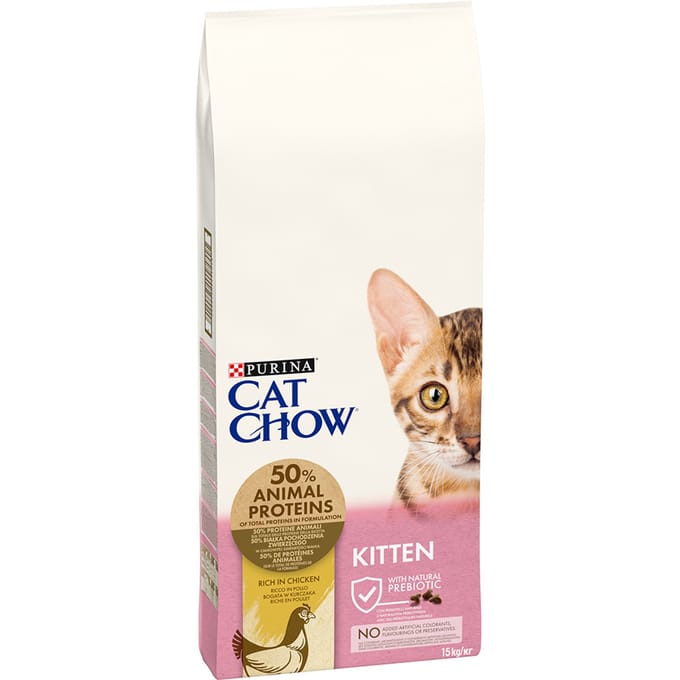 2x15kg Kitten Kip - Cat Chow Kattenvoer