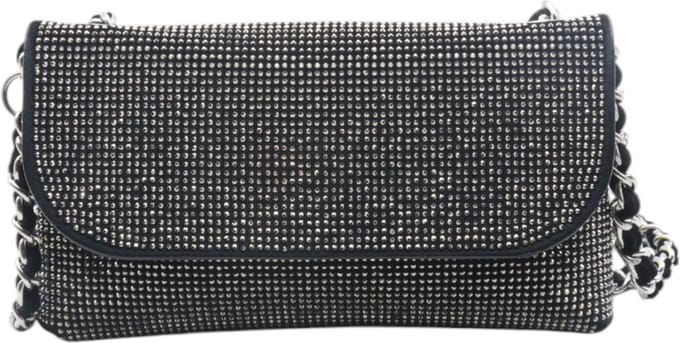 Flora & Co - clutch - avondtasje bling bling - handtas feestdagen - grijs