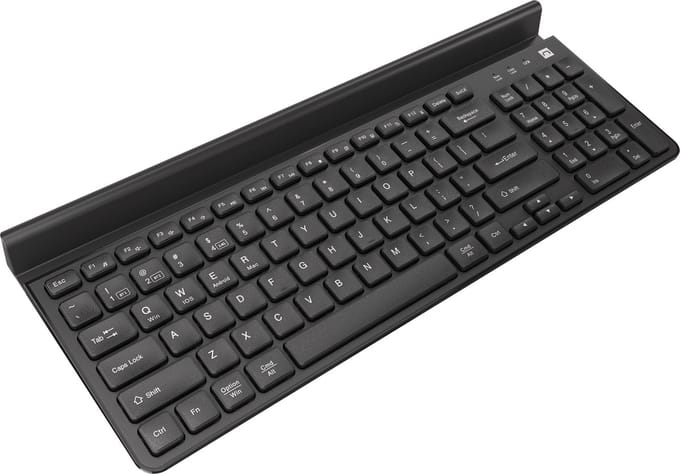 Toetsenbord keyboard - Natec - US layout - Wireless - Zwart - Bluetooth - 2.4GHZ Slim Phone/Tablet houder