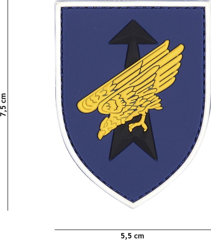 101 Inc Embleem 3D Pvc Duitse Special Forces Blauw  20036
