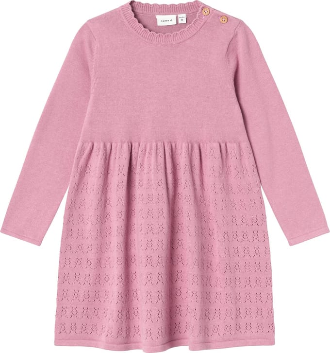 NAME IT - NMFOSILLA LS KNIT DRESS - Meisjes - Jurken